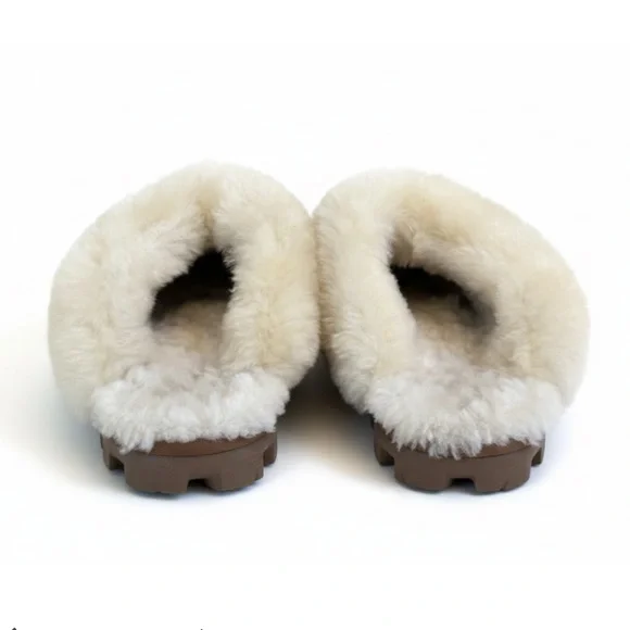UGG Chestnut “Coquette” Shearling Slipper Size 6 - Picture 4 of 8